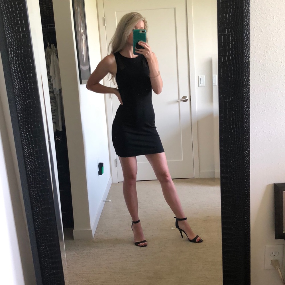 Sleeveless Black Cocktail Dress